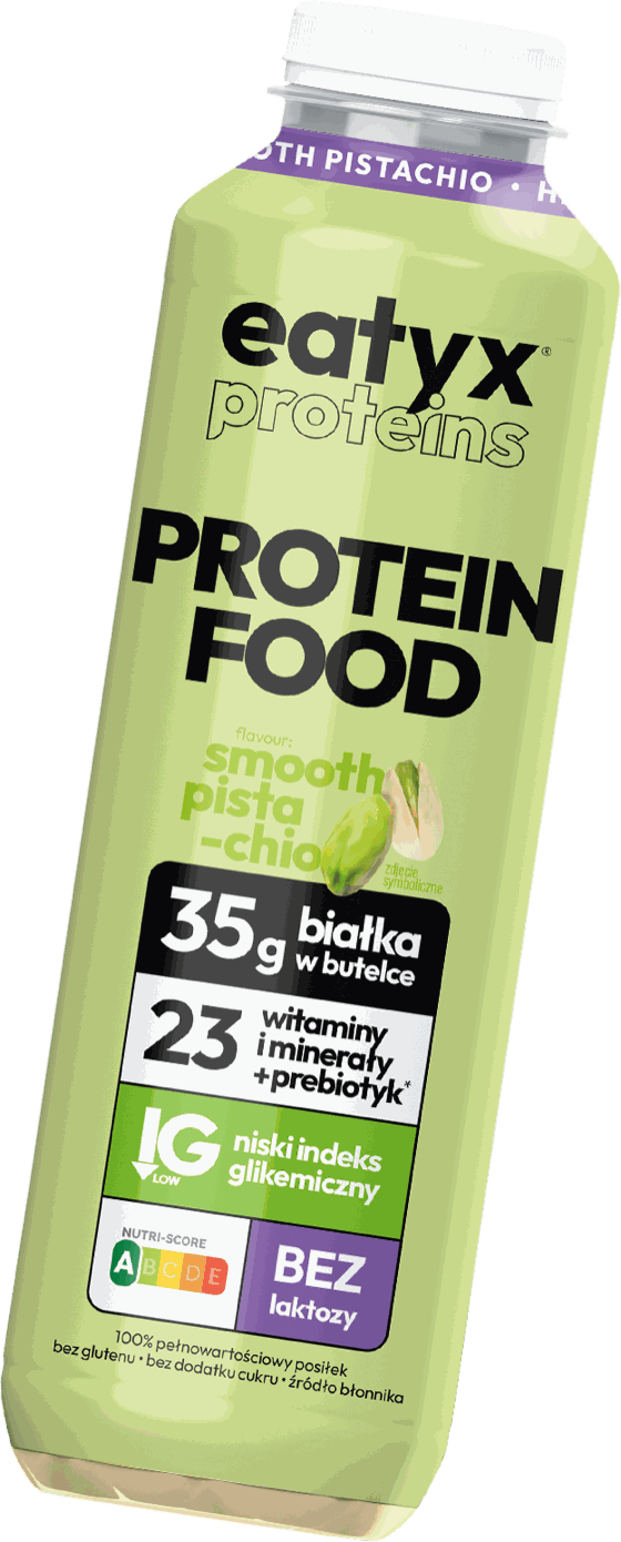 Butelka eatyx® proteins Protein Food smooth pistachio